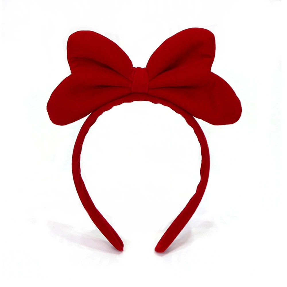 10PCS/lot Solid velvet bowknot Hair band fall and winter hair clasp Party Festival activities celebration Hair hoop