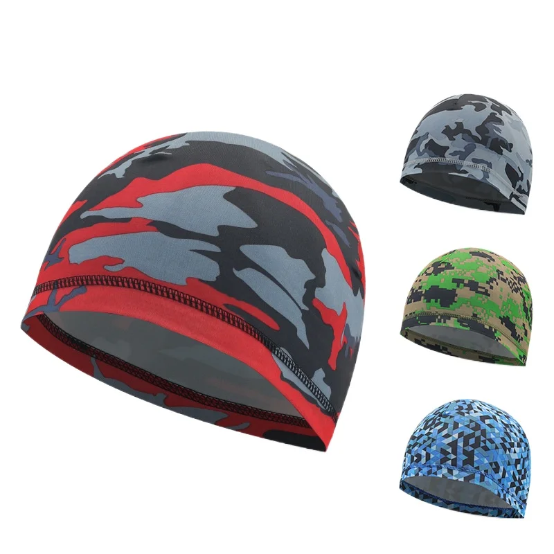 Summer Sweat-absorbent and Breathable Riding Cap Ice Cloth Sunscreen Bicycle Headscarf Helmet Lining Sports Fishing Running Cap