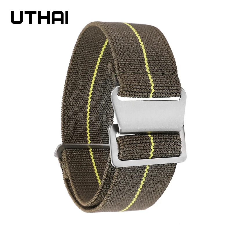 Elastic nylon strap 22mm 20mm watch strap Paratrooper tribe nylon strap  Watchband for Seiko Water Ghost Tudor Rolex UTHAI Z53