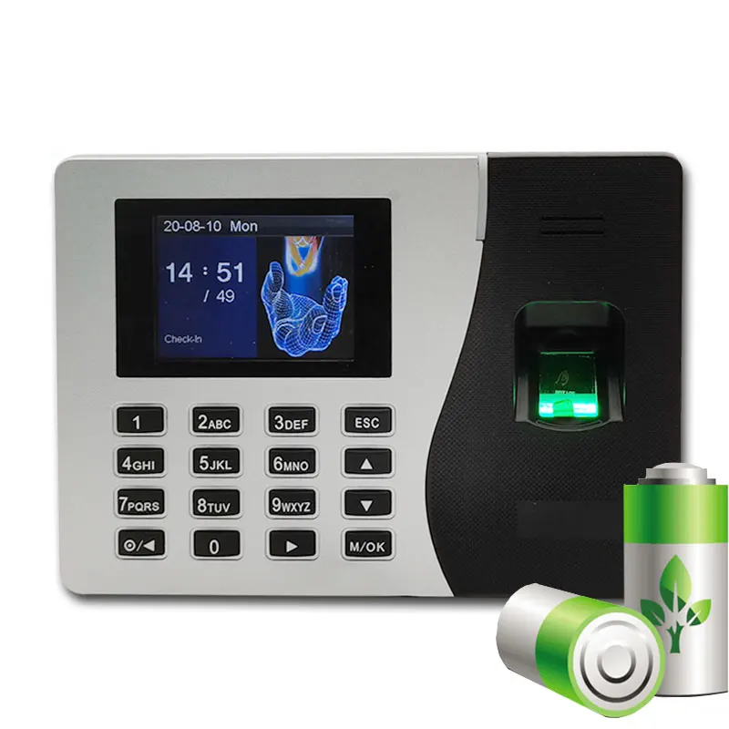 Attendance Clock TCP/IP Time Recoder Biometric Fingerprint Time Attendance Linux System ZK Device K14 Employee