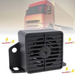 New 1 pcs 105dB Black ABS Reversing Back up Alarm Horn Speaker fit for Vehicle Truck Trailer Bus Parts Convenient Car Accessory