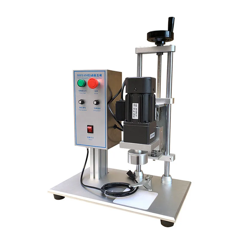 DDX-450 desktop screw capping machine plastic cap screwing machine medicine bottle screwing machine