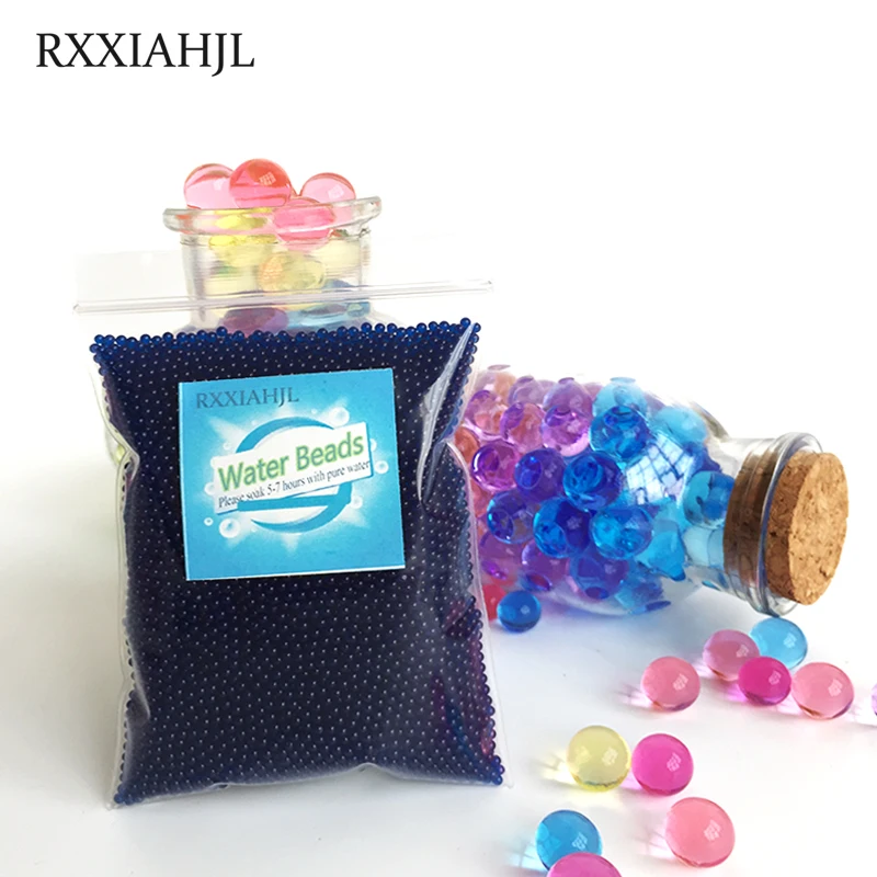 10000 PCS/Bag Crystal Soil Water Beads Hydrogel Balls Orbiz Growing Gel Ball Big Decorative Flower Wedding Home Decor