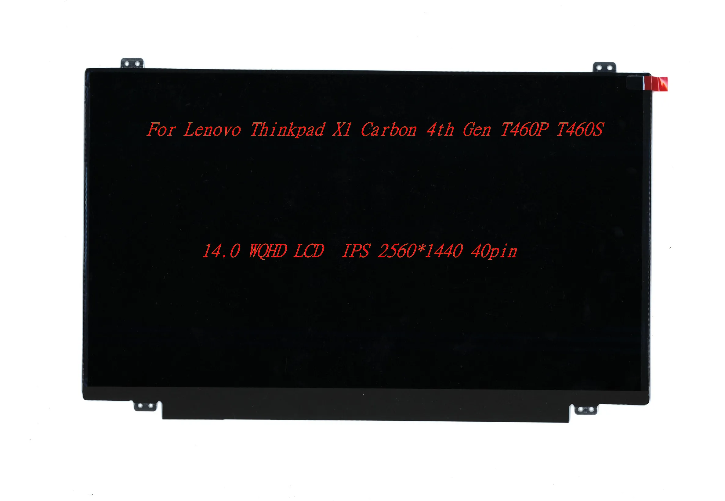 X1 Carbon 4th Gen T460P T460S LCD Screen For Lenovo Thinkpad laptop IPS WQHD 40pin LCD FRU: 00HN877 00NY413 00NY406 00HN878