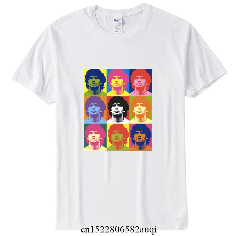 Diego Maradona Rip Männer Baumwolle Druck T Shirts Frauen Casual 90s Stil Tops T Unisex größe Kleidung, drop Verschiffen