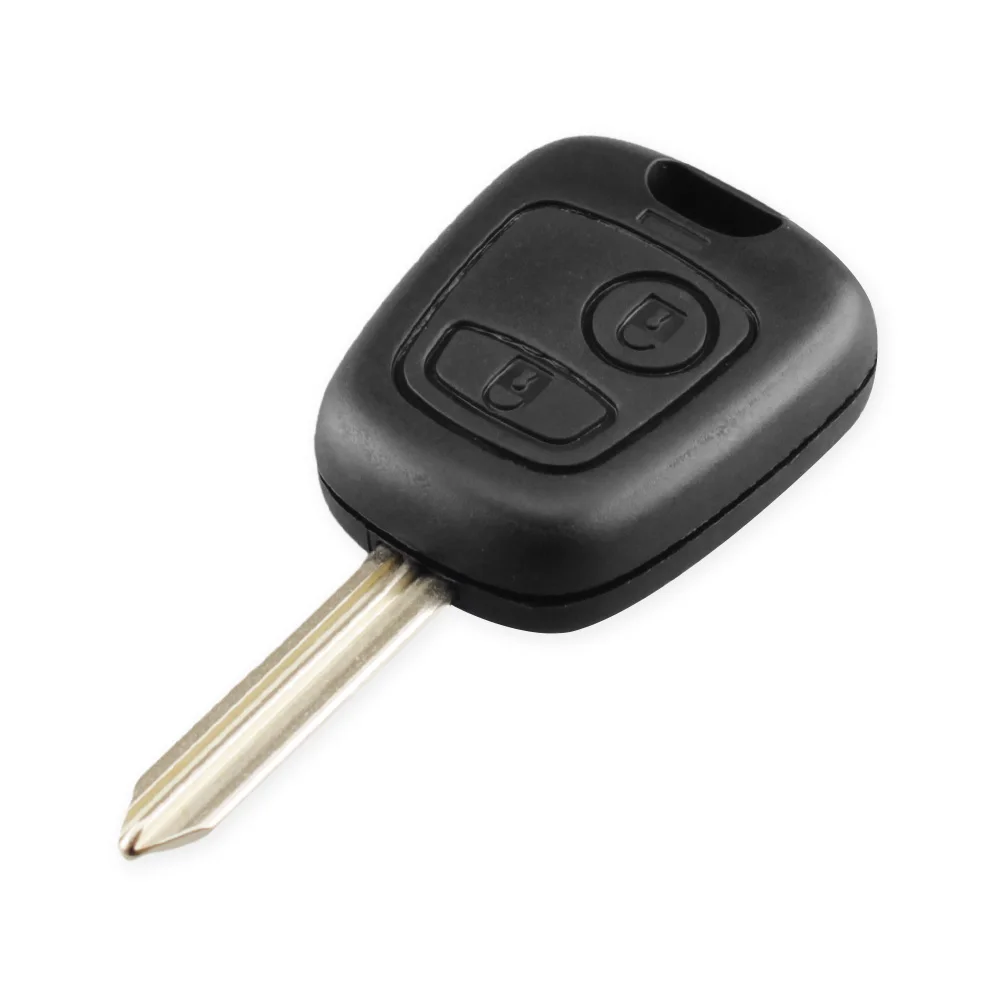 Dandkey 2 Buttons Replacement Car Key Case Shell Blank For Citroen PARTNER HU83/VA2/NE73/SX9 Blade