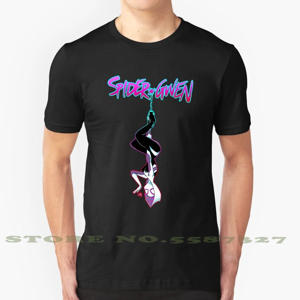 Lovely Neighborhood Spider - Gwen Cool Design Trendy T-Shirt Tee Spidergwen Spider Gwen Gwen Gwen Stacy New Cool Sex Sexy Mask