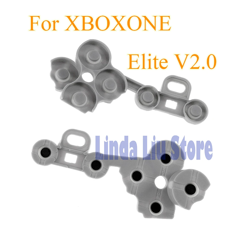 10 قطعة من المطاط الأصلي الموصل لـ XBOXONE Elite V2.0 لوحة ألعاب تحكم عصا التحكم وسادة مطاطية موصلة