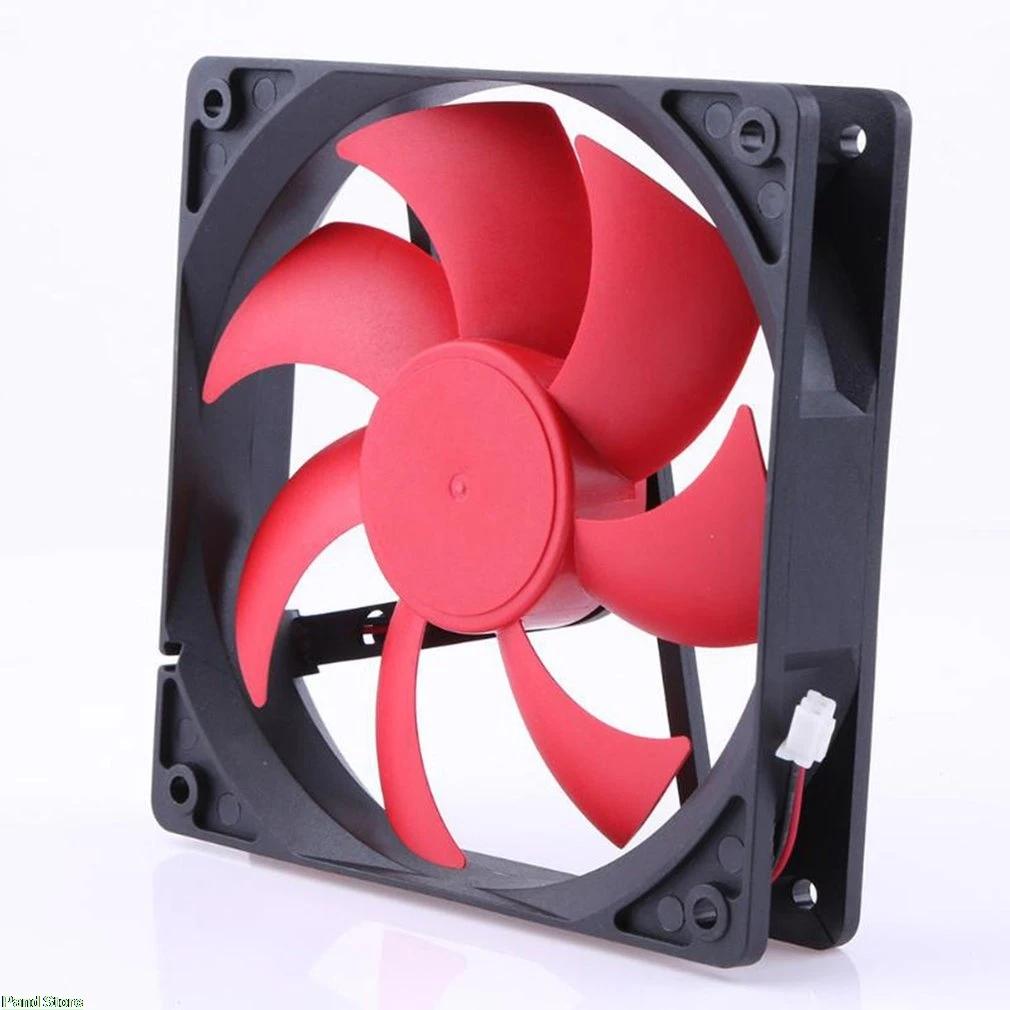 Ventilateur de refroidissement double tête pour ordinateur portable, super silencieux, 12cm