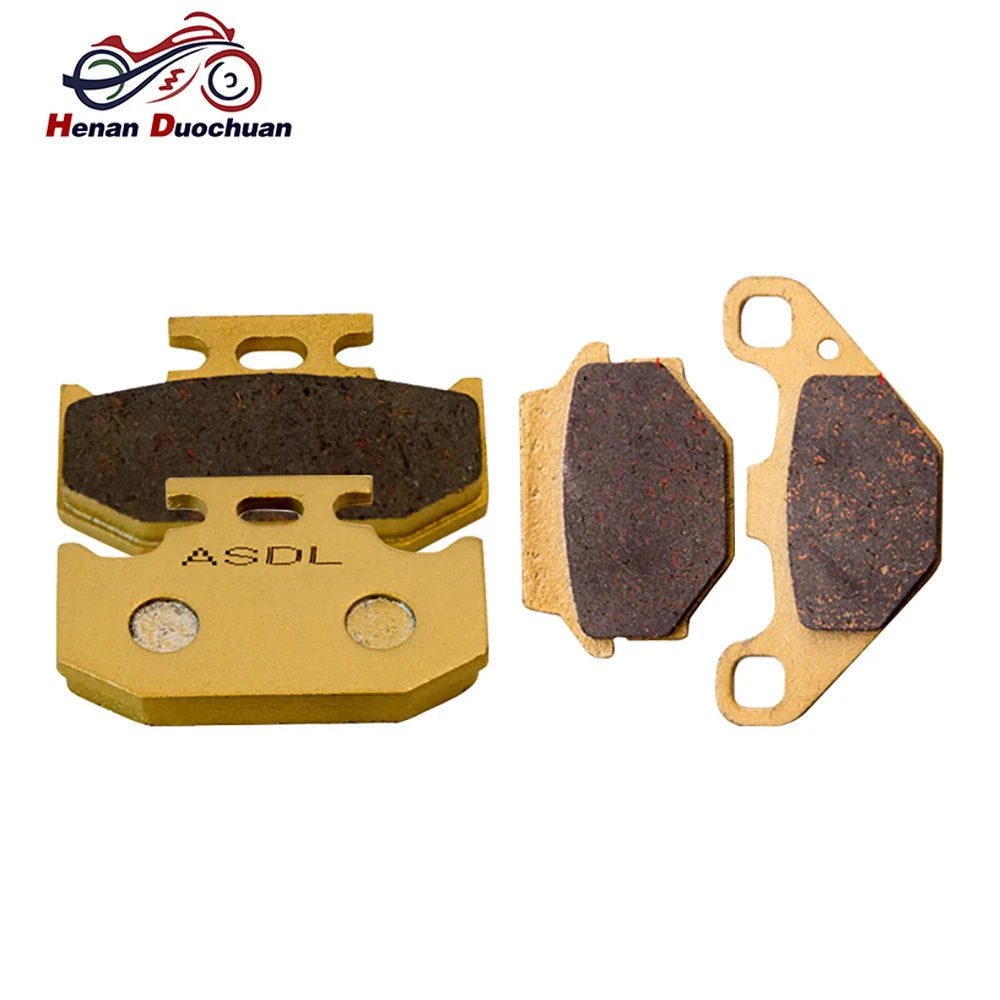 

200CC LOW DUST Motorbike Front and Rear Brake Pads For KAWASAKI KDX200 KDX 200 E1 E2 E3 E4 1989-1992 c#