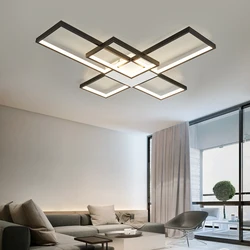 NEO Gleam Modern Led ceiling lighst Lamp for living room bedroom study room Gold/Black Color Ceiling Lamp Free Shipping