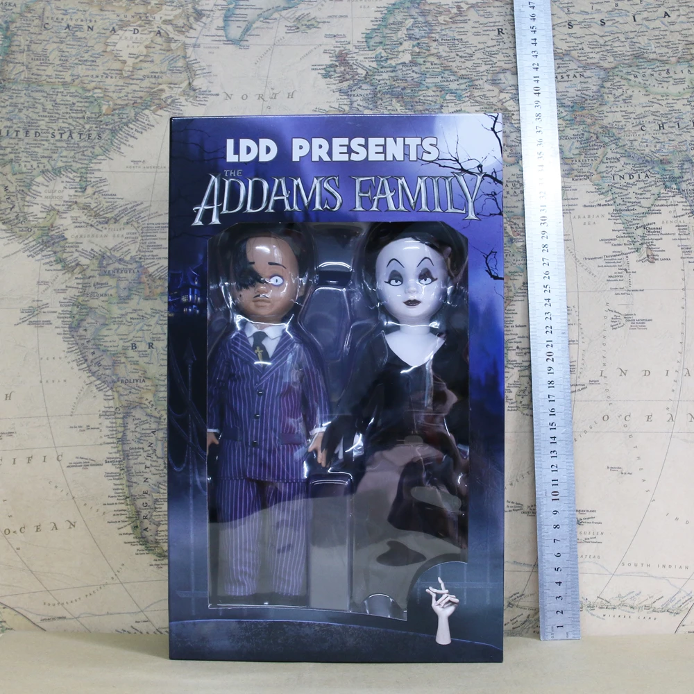 

Classic LDD PRESENTS Addams Family Gomez Morticia Classic Film Living Dead Dolls Action Figure Model Toy Original Collect