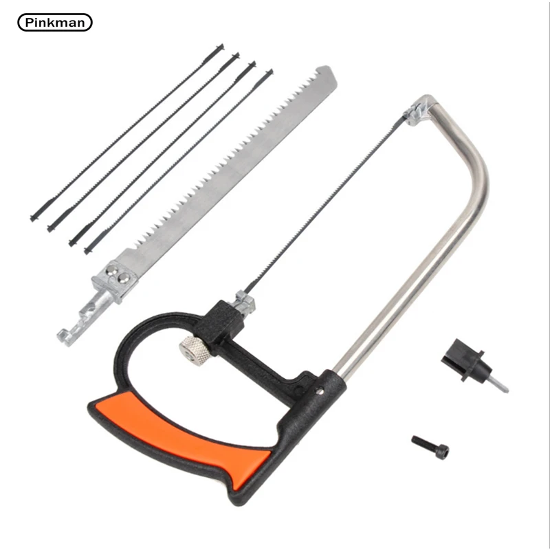 

12in1Multi-Purpose Small Hacksaw Woodworking Tool Wood Mitre Saw Jig Saber Mini Steel Saw Blade Sawing Set Kit With Toolbox