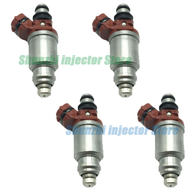 4PCS Fuel Injector Nozzle For Toyota Corolla Celica 4Cyl 1.8L Engine 7AFE AT200 AE102 OEM:23250-16160 23209-16160  2325016160