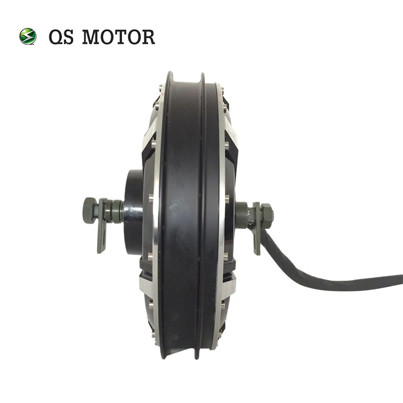 QS Motor 6000W 273 45H V3 72v 100kph Electric Motorcycle Spoke Motor High Power BLDC Motor For High Speed E-Motorcycle