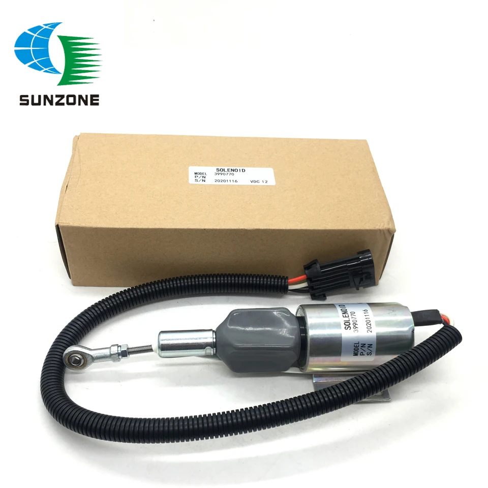 SA-4931 Stop Solenoid 3990770 Fuel Shutdown Solenoid For Cummins Engine Equipment Parts 12V 24V SA-4931-12 SA-4931-24