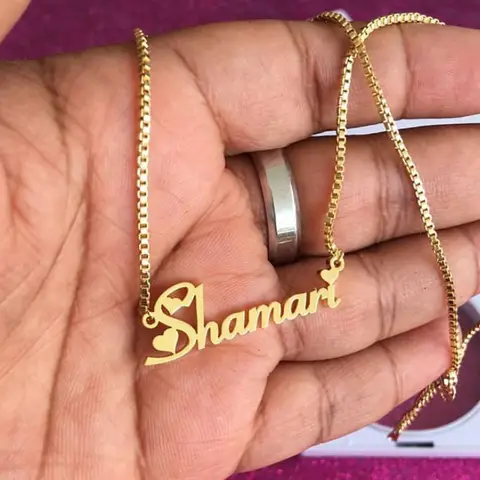 Personalized Name Necklace Women ICFTZWE