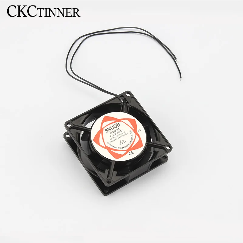 Cooling Fan P/N SF8025AT 2082HSL 220-240V AC Fan Blower SLEEVE Cooling Fan Axial Fan 80*80*25mm Sleeve Bearing