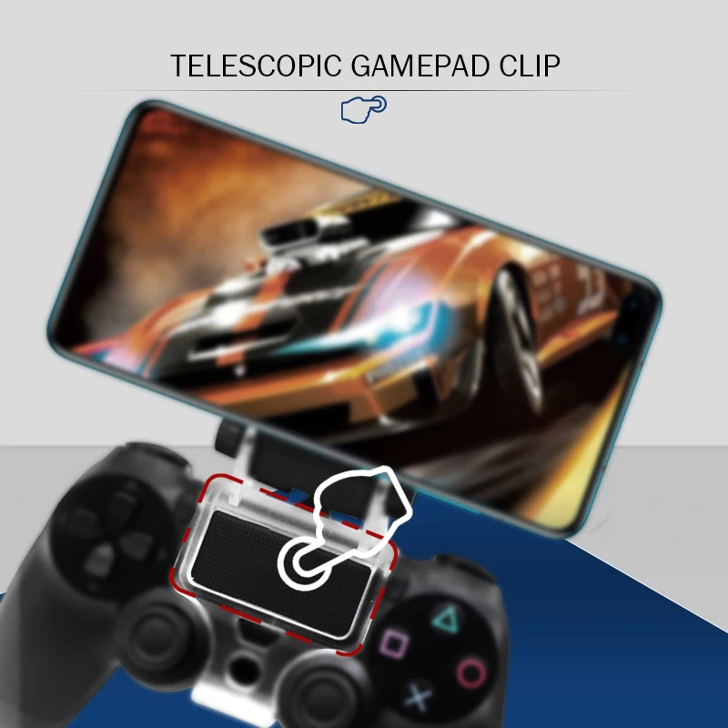 Stand Ponsel Pintar Kodok Data untuk PS 4 Kontroler Clip Clamp Mount Holder Support untuk PS Konsol Berdiri untuk PS4 Slim Pro