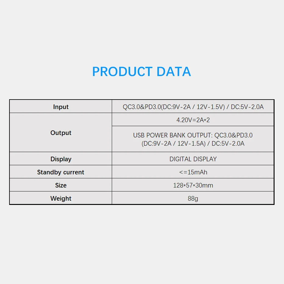 Imagem -06 - Liitokala-display Digital Dual Battery Backup Fonte de Alimentação Carregador e Power Bank Entrada Qc3.0 Saída Lii-mp2 18650 21700