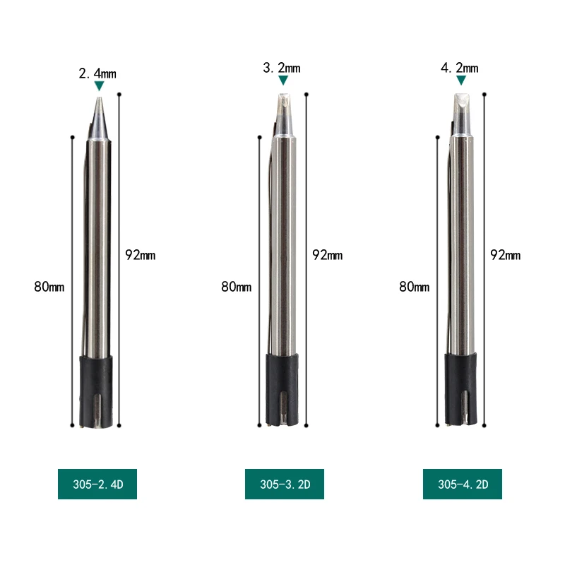 Station de soudage rapide 303D sans plomb, 5 pièces/lot, pointe de tête de fer