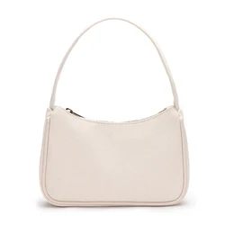 White Underarm Bag Mini Canvas Bag Mobile Phone Bag New Summer Underarm Fashion Simple Handbag