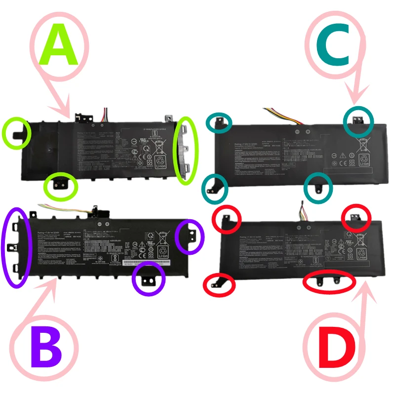 B21N1818 Battery For Asus VivoBook Pro 14 15 X409FA M509DA X509UA X509UJ X512UB X545FA F409FB A509FA F509FJ R427FJ R521FA X509JA