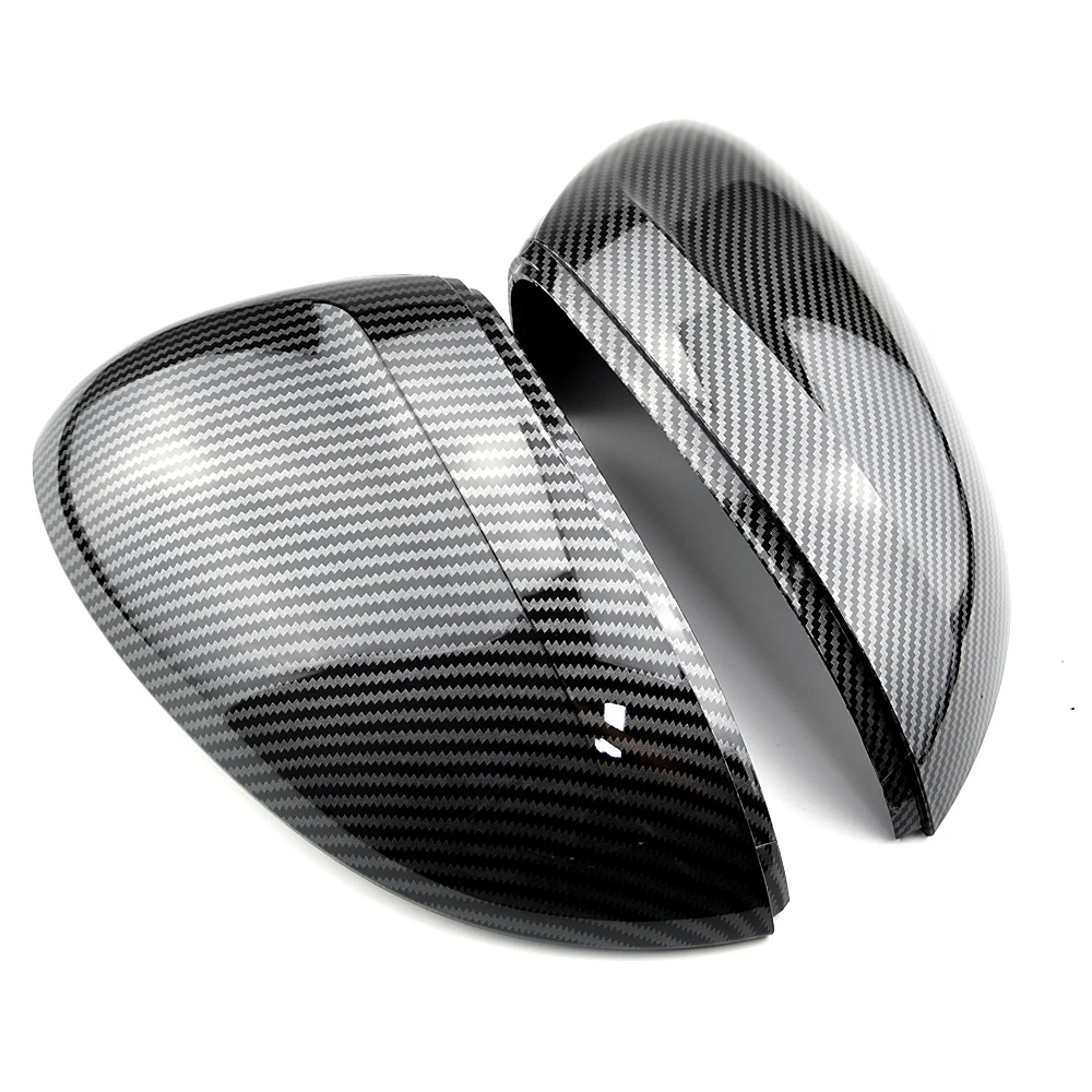 

For VW Passat B8 Arteon Caps 2016 2017 2018 2019 2020 Black Side Mirror Covers (Glossy Pearl Black) For Carbon Fiber Color
