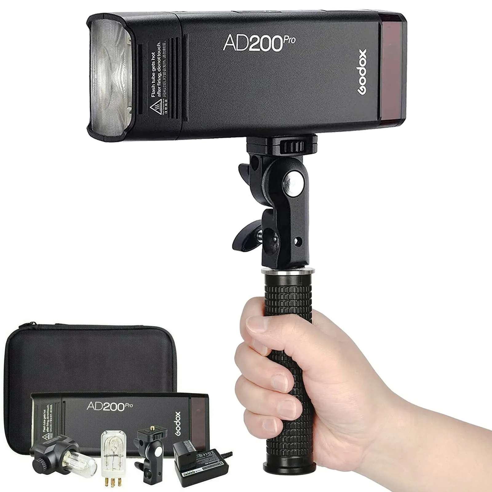 Godox AD200Pro Outdoor Flash-Licht 200Ws 2,4G 1/8000 HSS Speedlite Flash Strobe Godox AD-S2 Standard Reflektor mit Weichen Diffuse