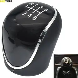 6 Speed Gear Shift Knob Stick Shifter Lever Pen For Ford Focus Mondeo MK3 S-MAX C-MAX Kuga Galaxy Transit Black