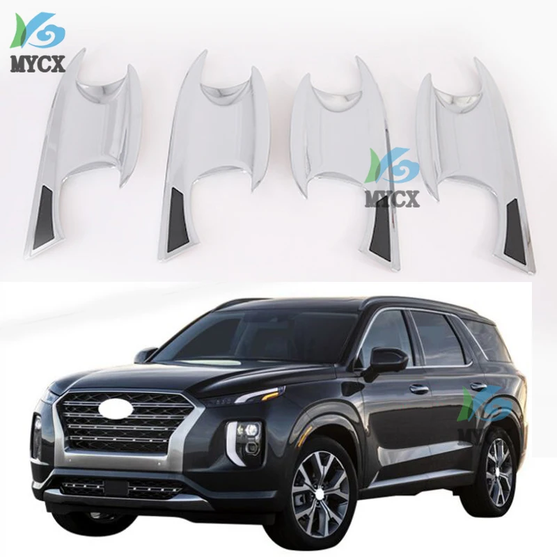 

For Hyundai Palisade 2019 2020 ABS door handle bowl side door bowl cover decorative strip appearance car styling accessories