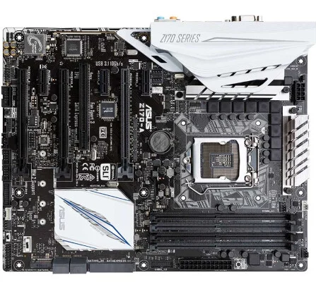 Imagem -03 - Asus-placa-mãe de Mesa Soquete Z170-a Lga 1151 i7 i5 i3 Ddr4 64g Sata3 Usb 3.0 Atx à Venda