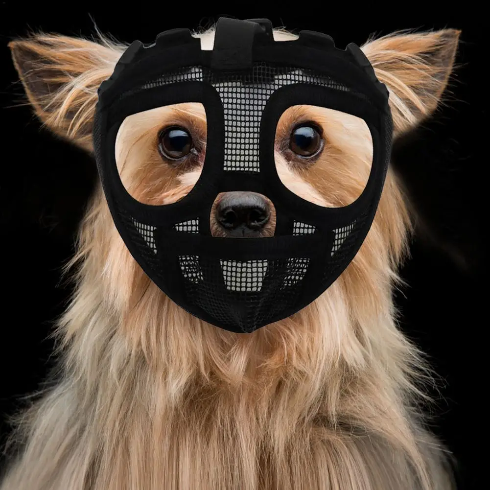 Muzzle For Large Dog Adjustable And Breathable Dog Mouth Cover For Small Medium And Large Dogs French Bulldog Pug And Poodle