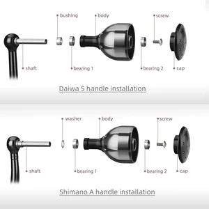 Gomexus-Giiatory Collection Giatory Fortel to Shimano Stradic CI4 Ultegra Daiwa Hướng dẫn Excelling LT, Nút Case, A30 bị lỗi, 30 mm 12 Dòng đánh cá chính Shimano Technium - 3