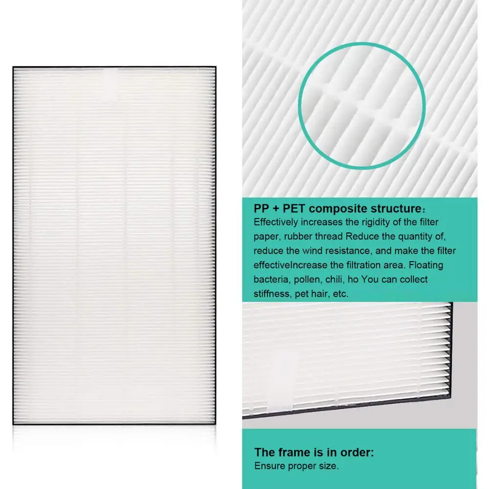 Replacement HEPA Filter FZ-C70HFE FZ-C70DFE FZ-A40HFE FZ-A40DFE for Sharp Air Purifiers KC-A40TA KC-840TA KC-C70TA