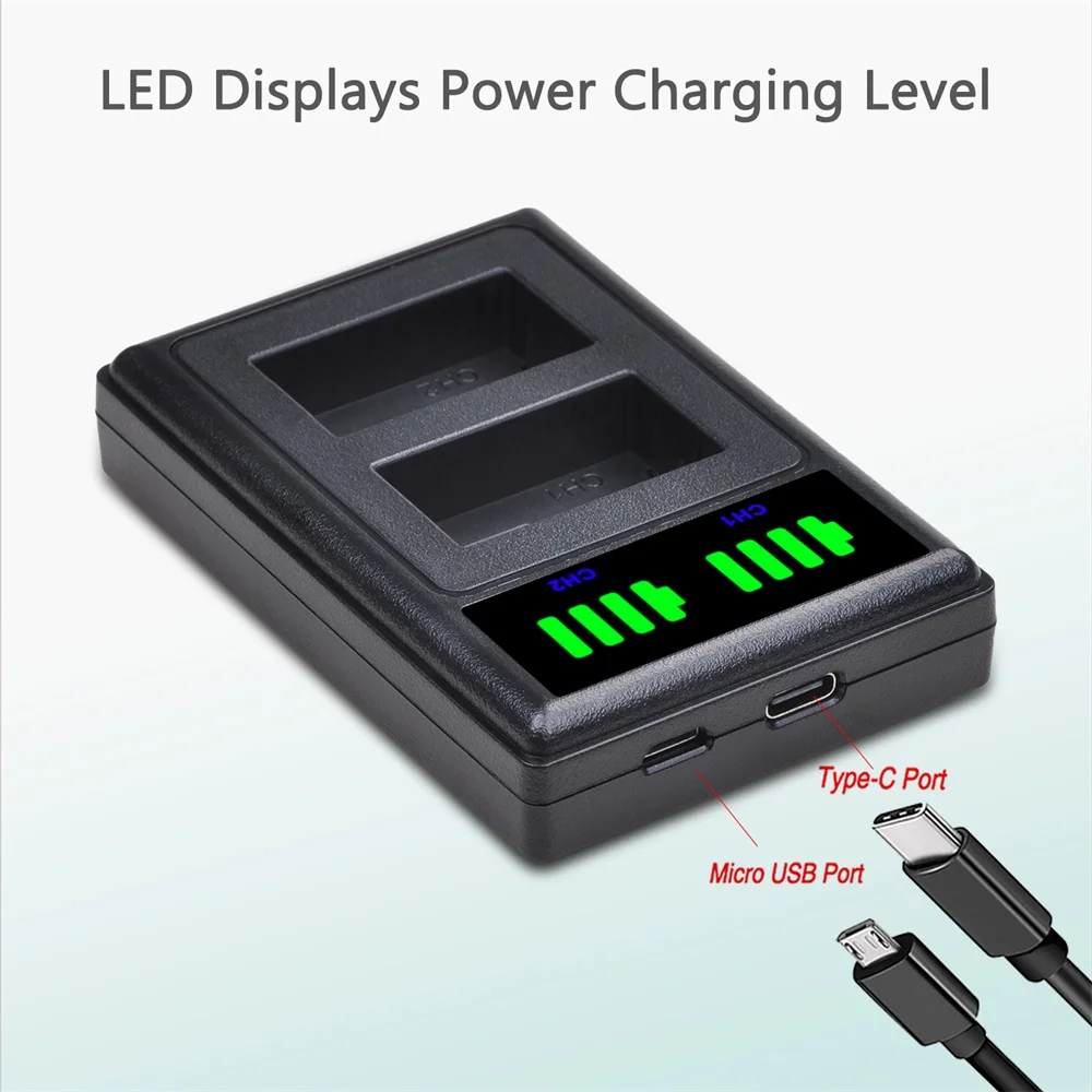 1800mAh NB-7L NB 7L بطارية لكاميرات كانون PowerShot G10 G11 G12 SX30 SX30IS كاميرا رقمية + LED شاحن USB مزدوج