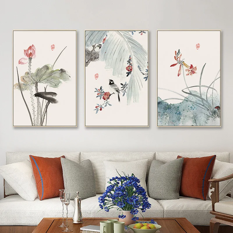 Decoracion Hogar Moderno room poster black and white abstract wall art retro room decoration room decoration wall pink without f