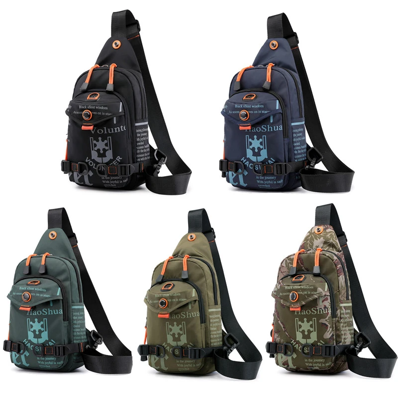 Zaino da uomo in Nylon impermeabile di alta qualità zaino da viaggio zaino da viaggio Casual da uomo con una spalla zaino a tracolla Daypack nuovo