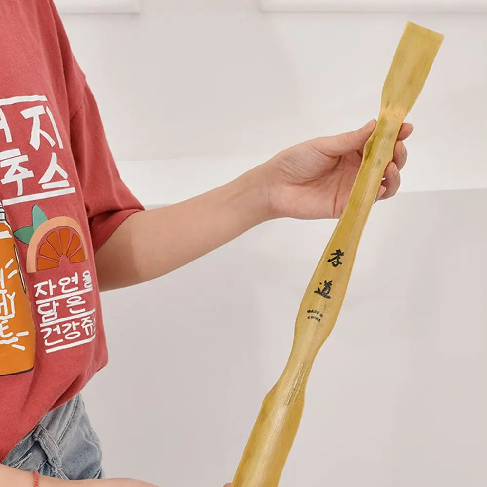 Manual durável de madeira produtos de saúde letras volta rolo vara coçar backscratcher massagem vara volta scratcher