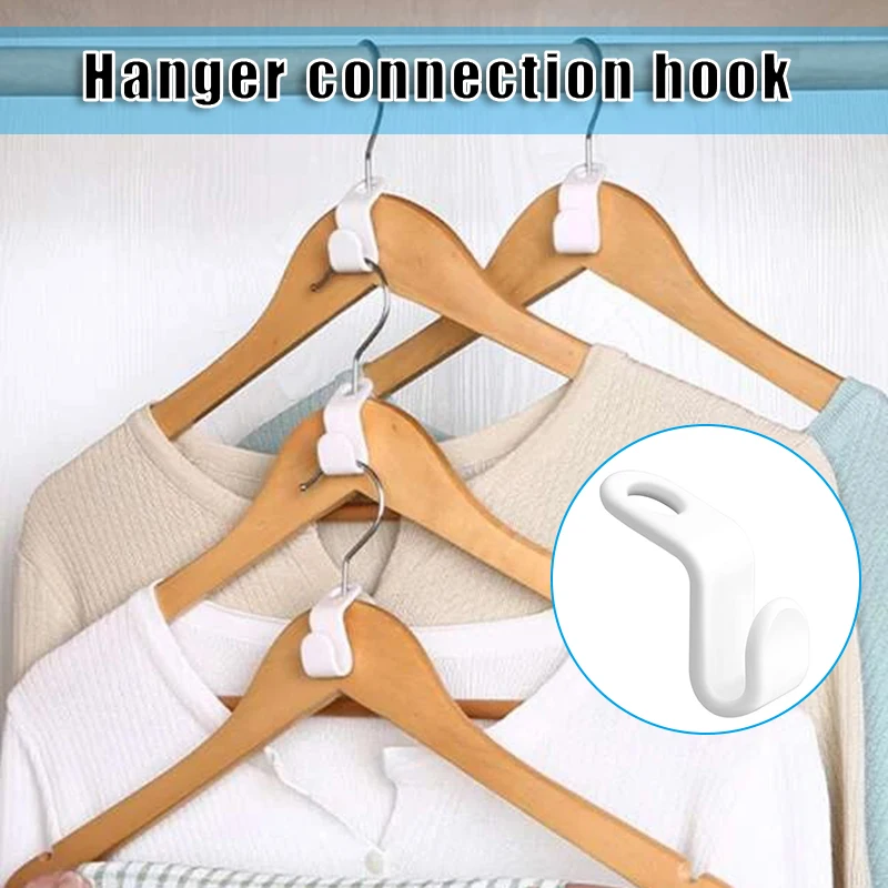 Ruimtebesparend Kleerhanger Connector Haken 10 Pcs Outfit Hangers Heavy Duty Voor Closet Kleding & Kledingkast Tb