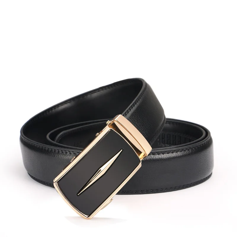 New Hot Selling Men Belt Fashion Pu Alloy Automatic Buckle Belt Business Affairs Casual Decoration Belt Men\'s Belts Luxury Brand