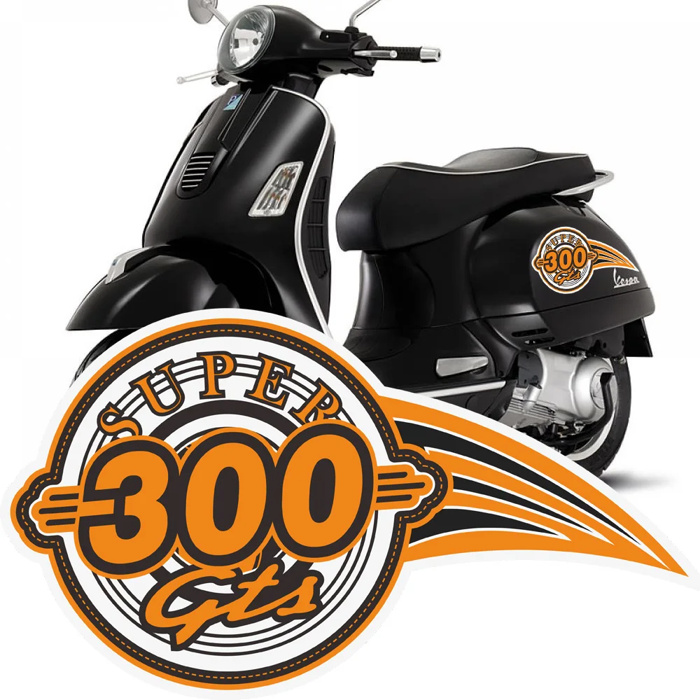 

Scooter For PIAGGIO VESPA GTS 300 GTS300 SUPER Sport Decal Stickers Emblem Badge Logo Cover GTS300 Panel Protector Accessories