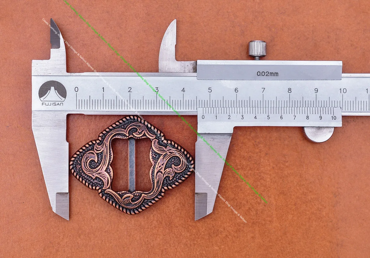 6x antike messing beschichtete Western Rodeo Blume geschnitzt Leder Handwerk Sattel Reiß nägel Halfter geschlitzt Concho Zaumzeug Gürtels chnalle Dekor – Detail 25