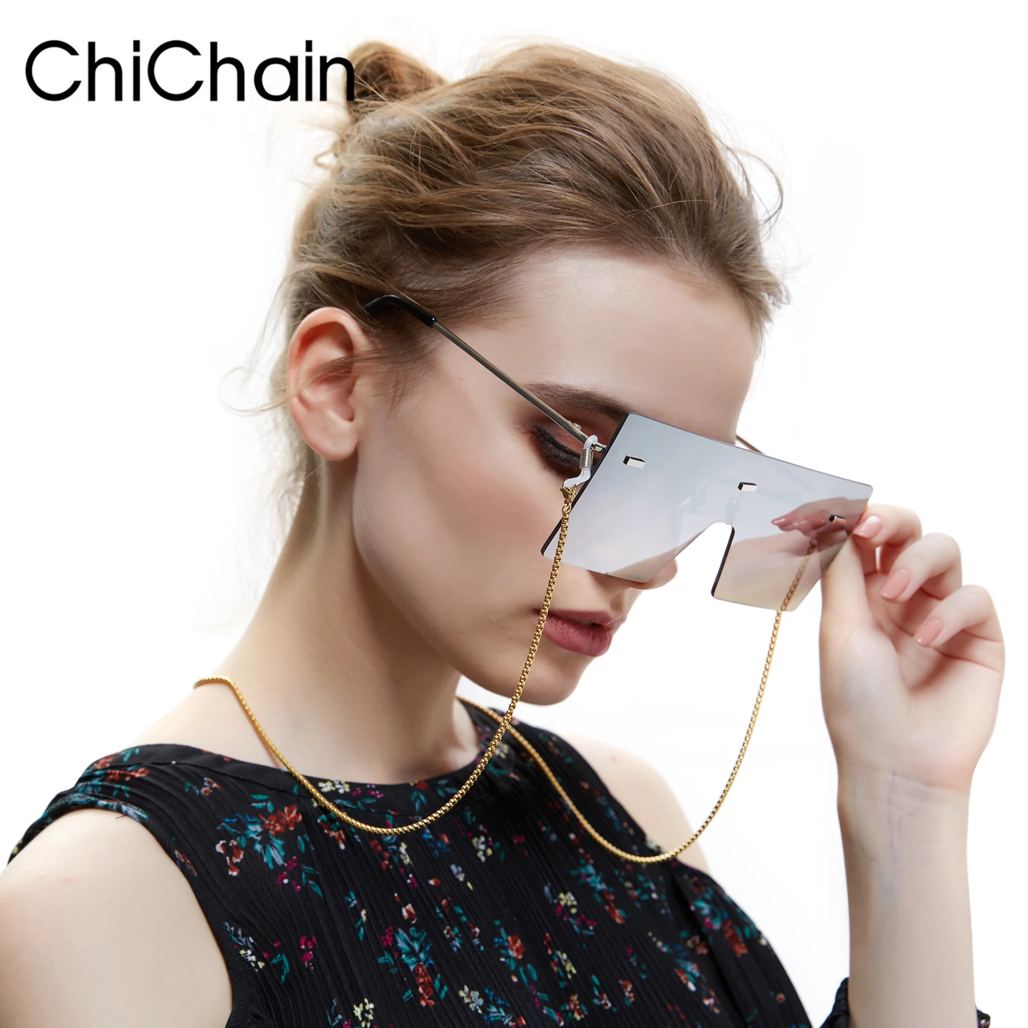 Retail Nice Stainless  eyeglasses chain eyewear glasses sunglasses cord holder 3 different colors