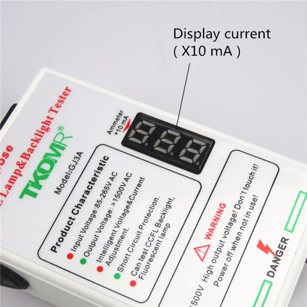 TKDMR  All Size CCFL Lamp Tester LCD TV Laptop Backlight Tester Output Current&Voltage Intelligent Adjustment