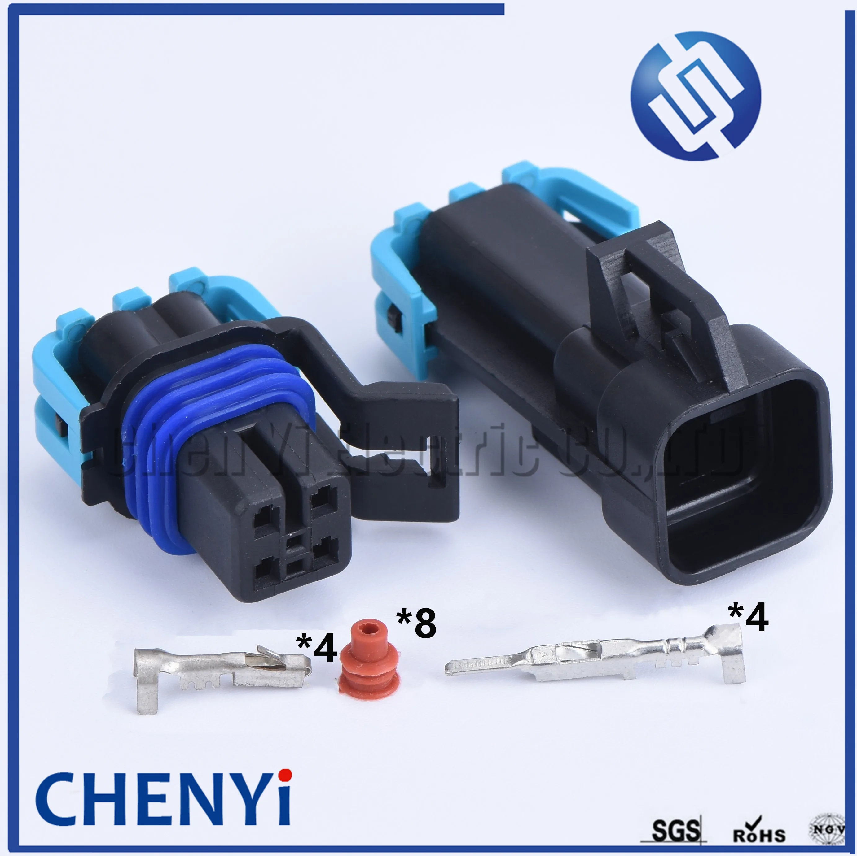 1 set 4 pin Oxygen sensor plug sealed male or female automotive electrical connector 12160482 For Delphi GM LS2 Buick Chevrolet