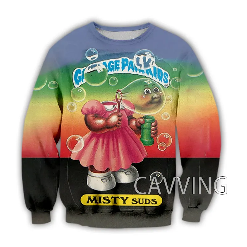 CAVVING 3D Printed  Garbage Pail Kids Crewneck Sweatshirts Harajuku Styles Tops Long Sleeve Sweatshirts for Men/women  C02