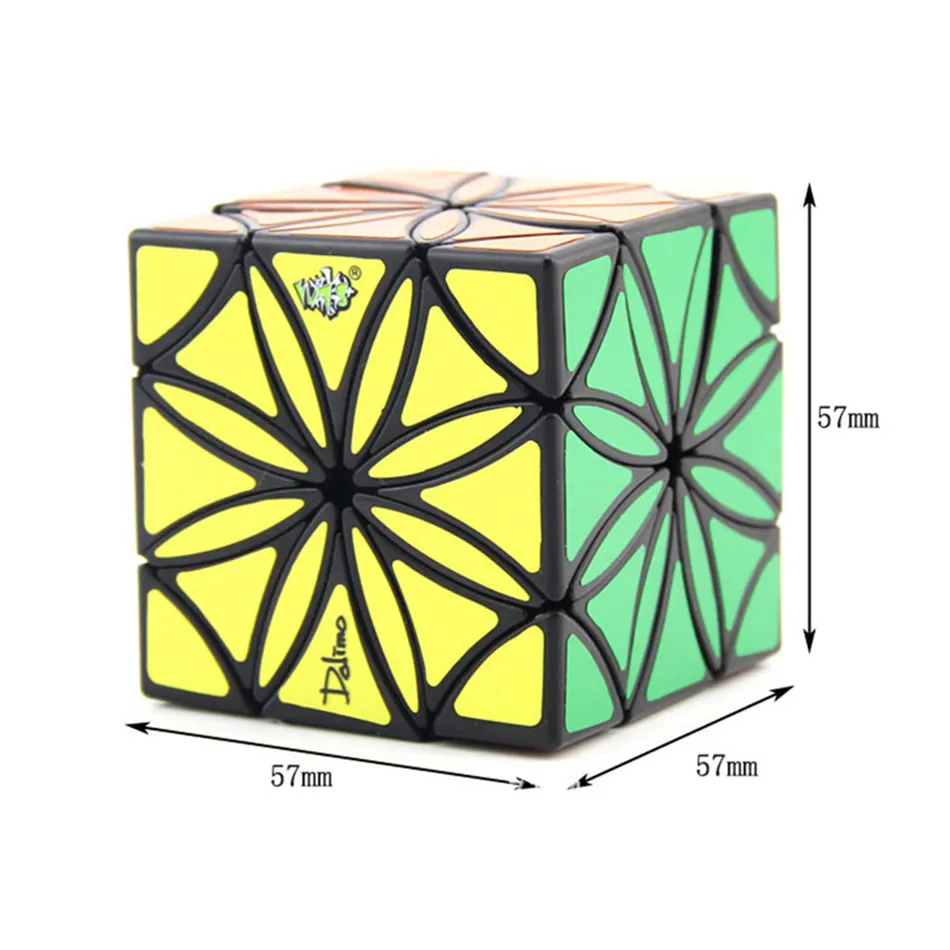 LanLan-Cube magique en forme de fleur étrange pour enfants, cubes de puzzle de vitesse, jouets de puzzle professionnels, cadeau pour enfants