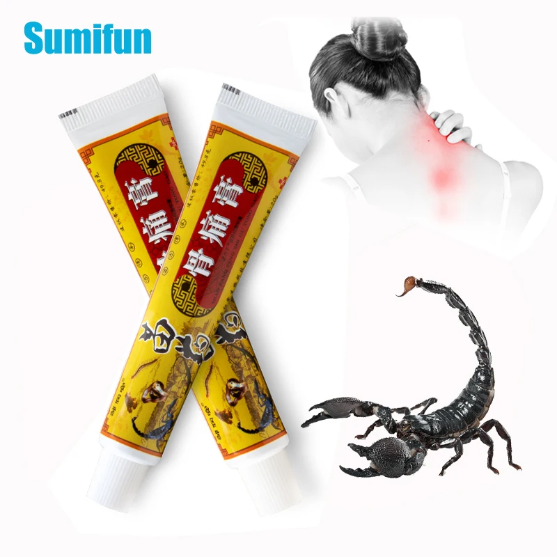 Scorpion Venom Analgesic Ointment Arthritis Joint Back Knee Pain Cream Lumbar Orthopedic Herbal Medical Pain Relief Plaster Oil