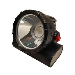 Sem fio LED Mining Farol, Segurança Miner Cap Lamp com Strobe, luz vermelha e azul para a pesca de caça e equitação, Outdoor Adventure, KL5LM